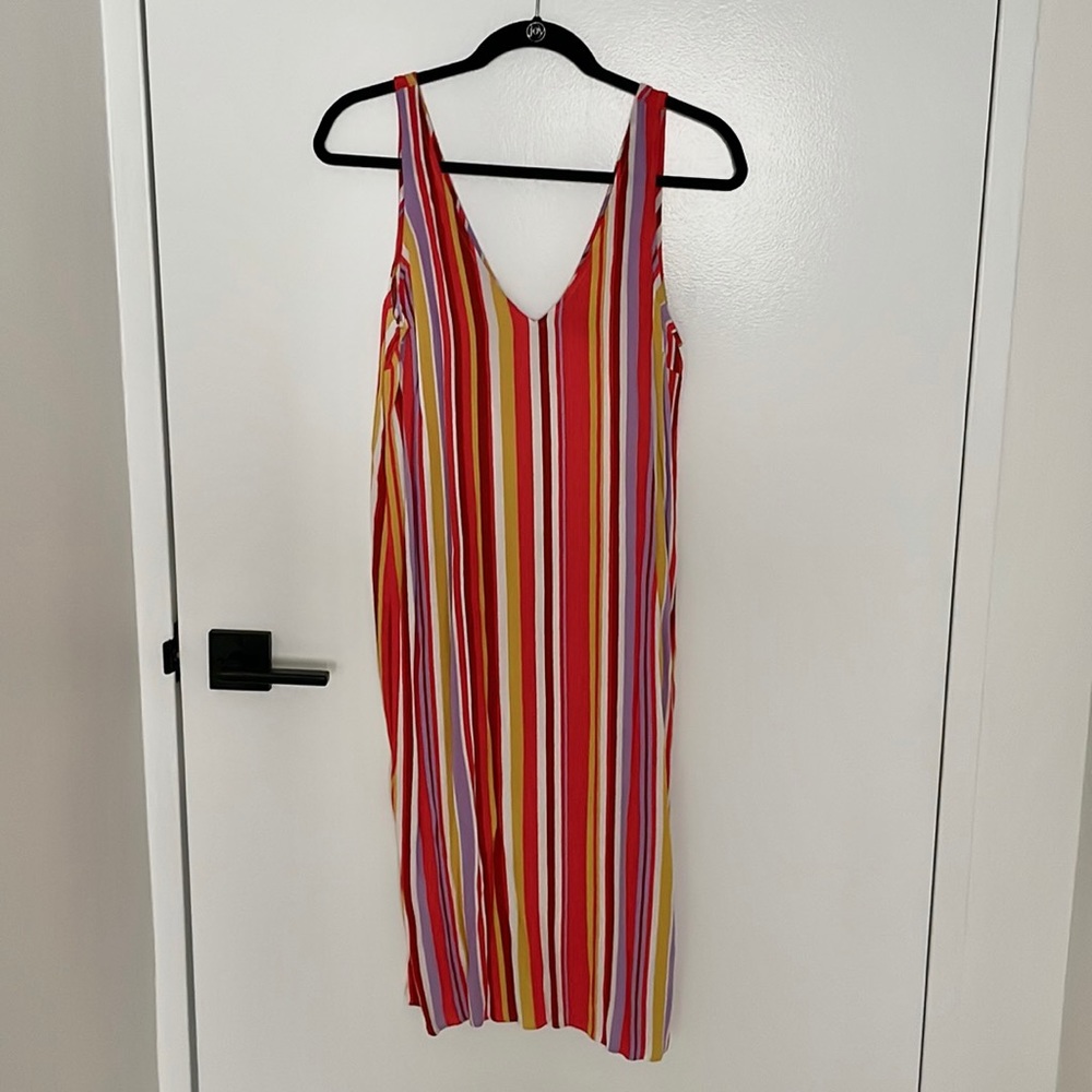 Multicolored midi dress